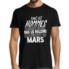 T-shirt homme mars - Planetee