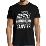 T-shirt homme janvier - Planetee