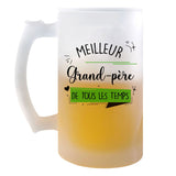 Chope de bière Meilleur Grand-père de tous les temps - Planetee