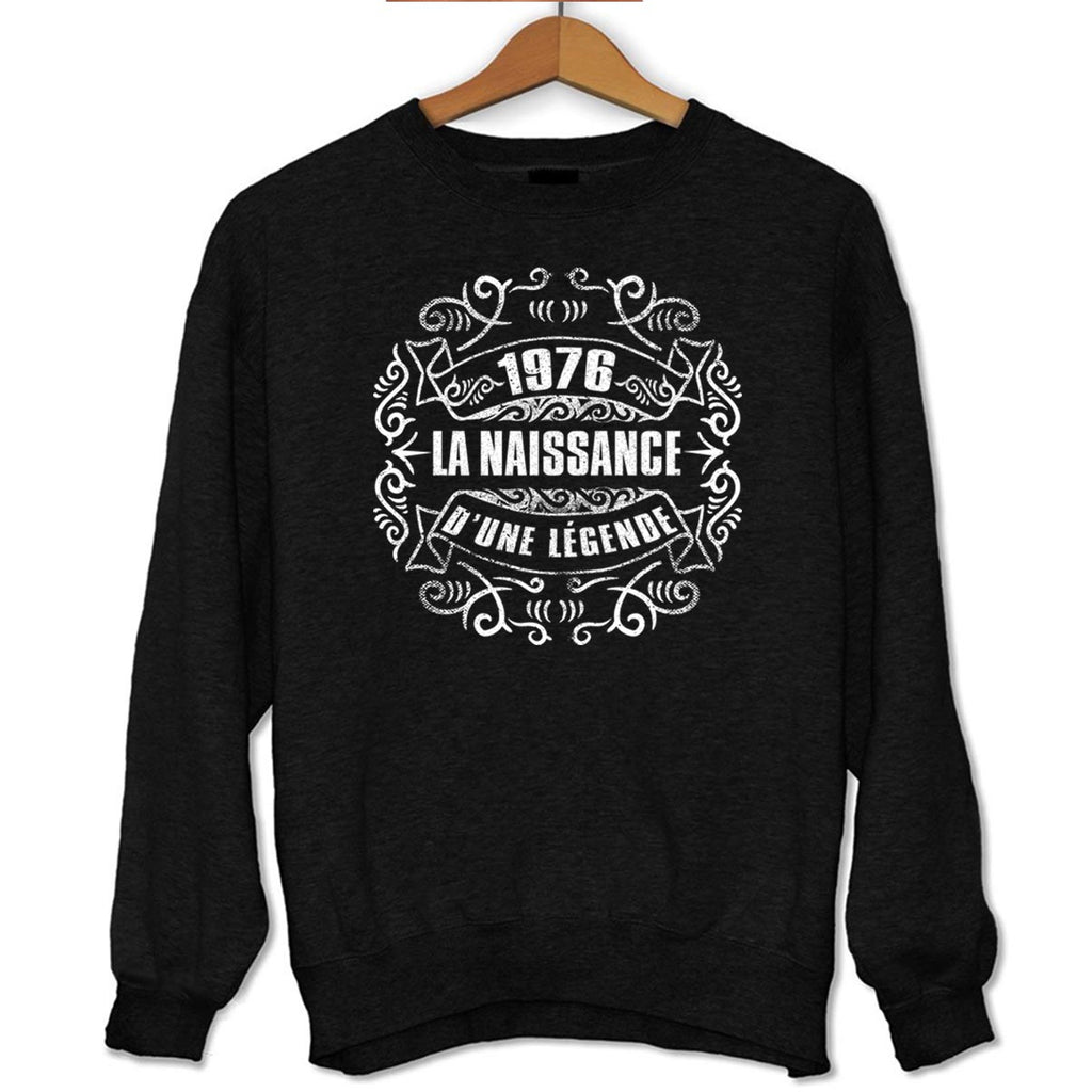 T-Shirt 50 Ans « Millésime 1976 » – Cadeau Anniversaire Homme Femme – Col V, Coupe Classique – Idée Cadeau Vintage