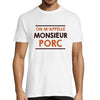 T-shirt Homme On m'appelle Monsieur Porc - Planetee