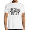 T-shirt Homme Roi Lion Hakuna Matata - Planetee