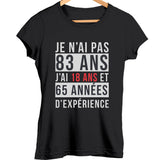 T-shirt Femme 83 ans - Planetee