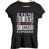 T-shirt Femme 65 ans - Planetee