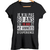 T-shirt Femme 60 ans - Planetee
