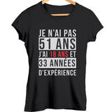 T-shirt Femme 51 ans - Planetee