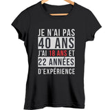 T-shirt Femme 40 ans - Planetee