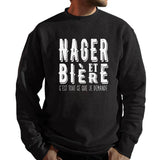 Sweat Nager et bière - Planetee