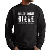 Sweat Lancé de javelot et bière - Planetee