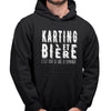 Sweat à capuche Karting et bière - Planetee