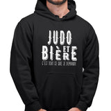 Sweat à capuche Judo et bière - Planetee