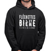 Sweat à capuche Fléchettes et bière - Planetee