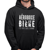 Sweat à capuche Aéroboxe et bière - Planetee