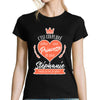 T-shirt femme Stéphanie La Princesse - Planetee