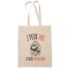 Sac Tote Bag J'peux pas Signe sagittaire beige - Planetee