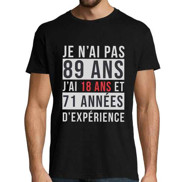 T-shirt Homme 89 ans - Planetee