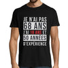 T-shirt Homme 68 ans - Planetee