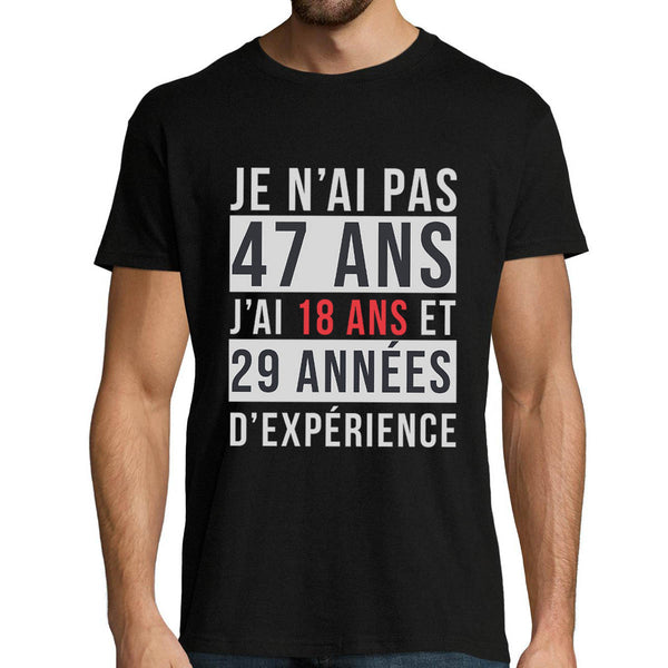 T-shirt Homme 47 ans - Planetee