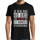 T-shirt Homme 40 ans - Planetee