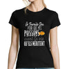 T-shirt femme Poisson | Je Travaille Dur - Planetee