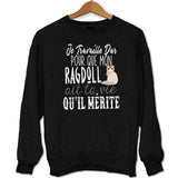 Sweat Ragdoll | Je Travaille Dur - Planetee