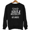 Sweat Berger Australien | Je Travaille Dur - Planetee