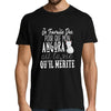 T-shirt homme Angora | Je Travaille Dur - Planetee