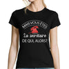 T-shirt Femme Citation OSS117 Secrétaire de Qui Alors? - Planetee