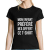 T-shirt Femme Enfant préféré - Planetee