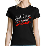 T-shirt Femme c'est beau la bourre - Planetee