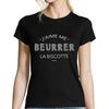 T-shirt Femme OSS117 - J'aime me beurrer la biscotte - Planetee