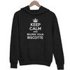 Sweat à capuche OSS117 - Keep Calm Beurre Your biscotte - Planetee