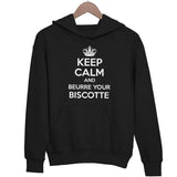 Sweat à capuche OSS117 - Keep Calm Beurre Your biscotte - Planetee