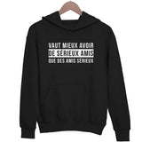 Sweat à capuche Nekfeu Amis Sérieux - Planetee