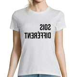 T-shirt Femme Sois différent - Planetee