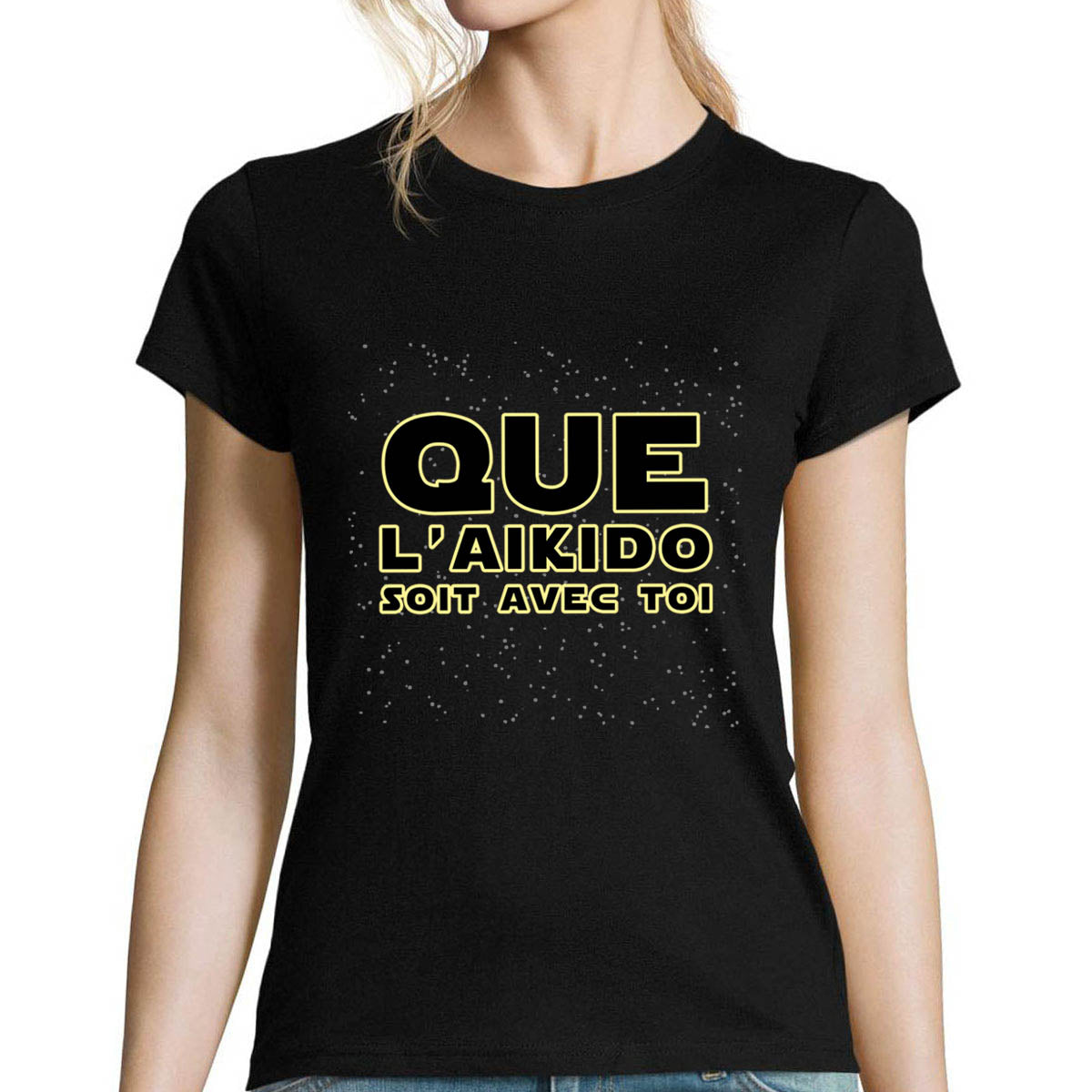 T-shirt Aïkido Blanc Dashop – Pratique D'arts Martiaux, Neuf Avec étiquettes