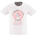 T-shirt enfant Violette - cet Adorable Petit être s'appelle - Planetee