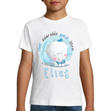 Elias | T-Shirt Enfant pour Jeune garçon de 4 à 8 Ans - Collection Cet Adorable Petit être s'appelle prénom - Design Cute Mignon - Planetee