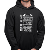 Sweat à capuche Bro Game Of Thrones - Planetee