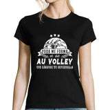 T-shirt Femme Volley une légende tu deviendras - Planetee