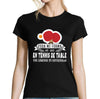 T-shirt Femme Tennis de Table - Ping Pong une légende tu deviendras - Planetee