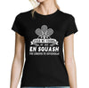 T-shirt Femme Squash une légende tu deviendras - Planetee