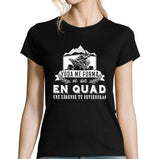 T-shirt Femme Quad une légende tu deviendras - Planetee