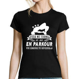 T-shirt Femme Parkour une légende tu deviendras - Planetee