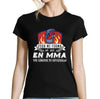 T-shirt Femme MMA une légende tu deviendras - Planetee