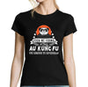 T-shirt Femme Kung Fu une légende tu deviendras - Planetee