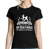 T-shirt Femme Krav Maga une légende tu deviendras - Planetee