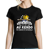 T-shirt Femme Kendo une légende tu deviendras - Planetee