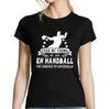 T-shirt Femme Handball une légende tu deviendras - Planetee