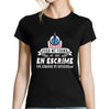 T-shirt Femme Escrime une légende tu deviendras - Planetee